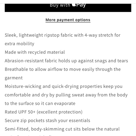 NWT Athleta Trekkie Skort size 6 - Picture 9 of 9